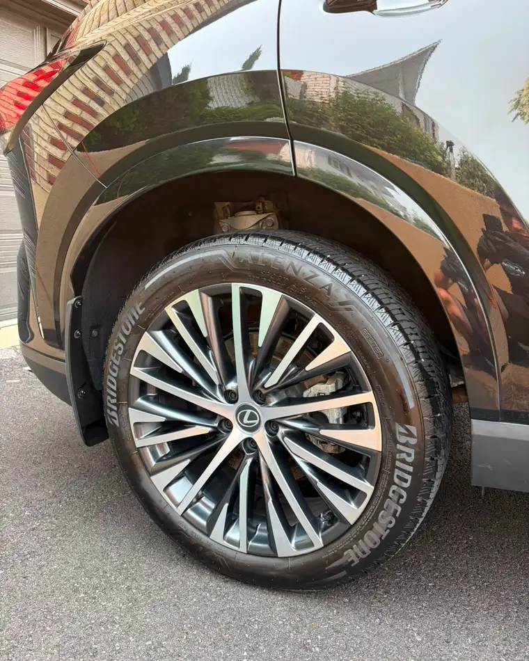Lexus RX — wheel and tire detail — After